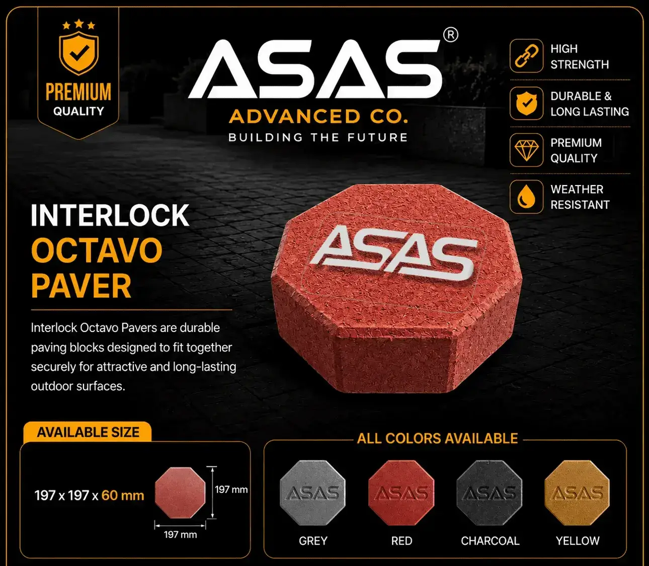 hexagonal Pavers